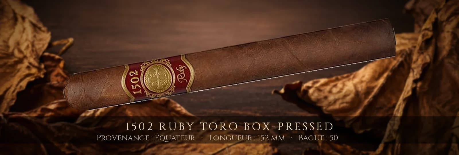 1502 Ruby Toro Box-Pressed — 1502 — Équateur