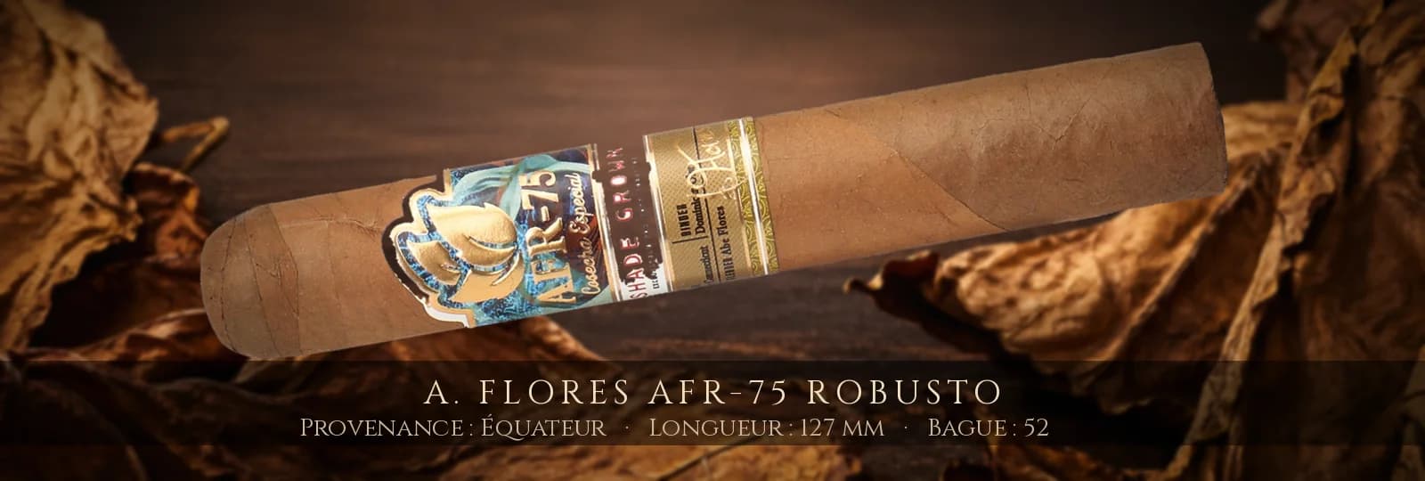 A. Flores AFR-75 Robusto — A. Flores — Équateur