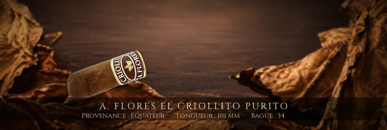 A. Flores El Criollito Purito — A. Flores — Équateur