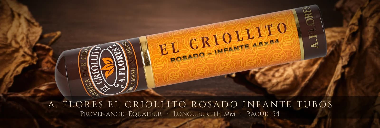 A. Flores El Criollito Rosado Infante Tubos — A. Flores — Équateur