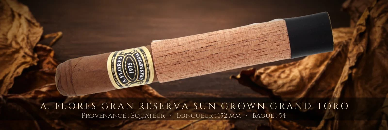 A. Flores Gran Reserva Sun Grown Grand Toro — A. Flores — Équateur
