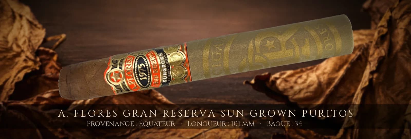 A. Flores Gran Reserva Sun Grown Puritos — A. Flores — Équateur