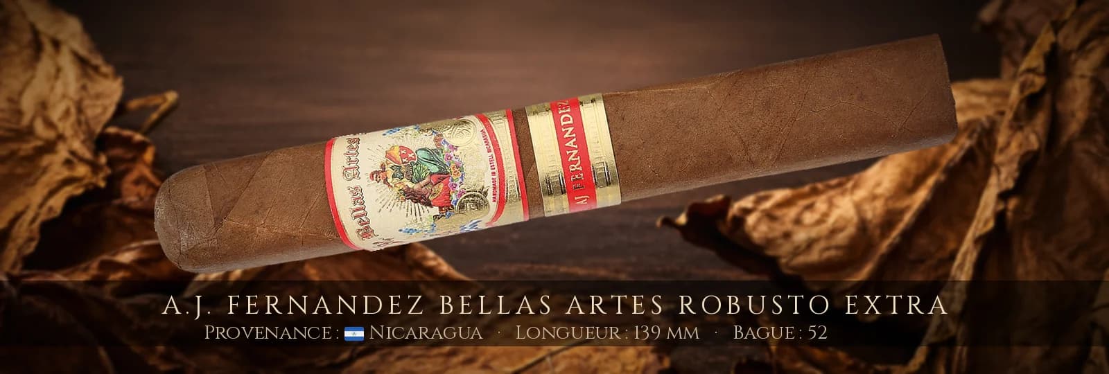 A.J. Fernandez Bellas Artes Robusto Extra — A.J. Fernandez — Nicaragua