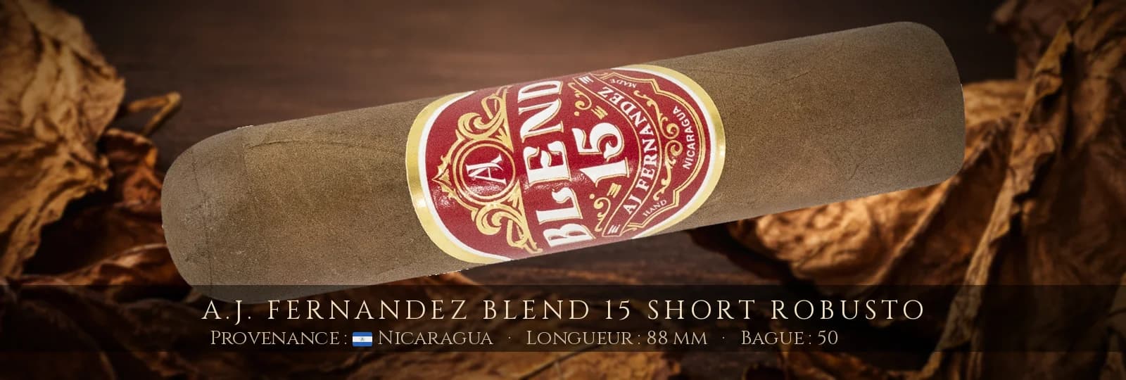 A.J. Fernandez Blend 15 Short Robusto — A.J. Fernandez — Nicaragua