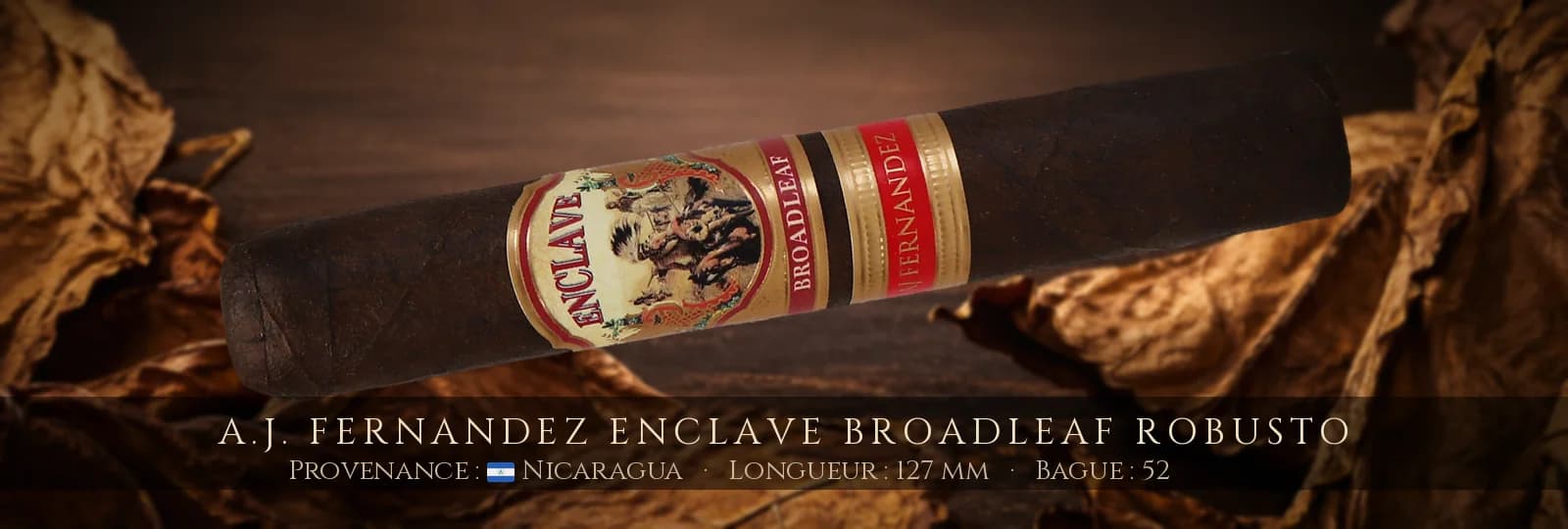 A.J. Fernandez Enclave Broadleaf Robusto — A.J. Fernandez — Nicaragua