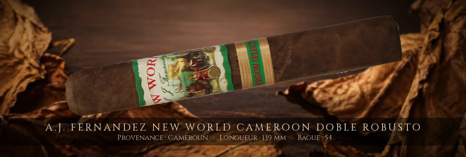 A.J. Fernandez New World Cameroon Doble Robusto — A.J. Fernandez — Cameroun
