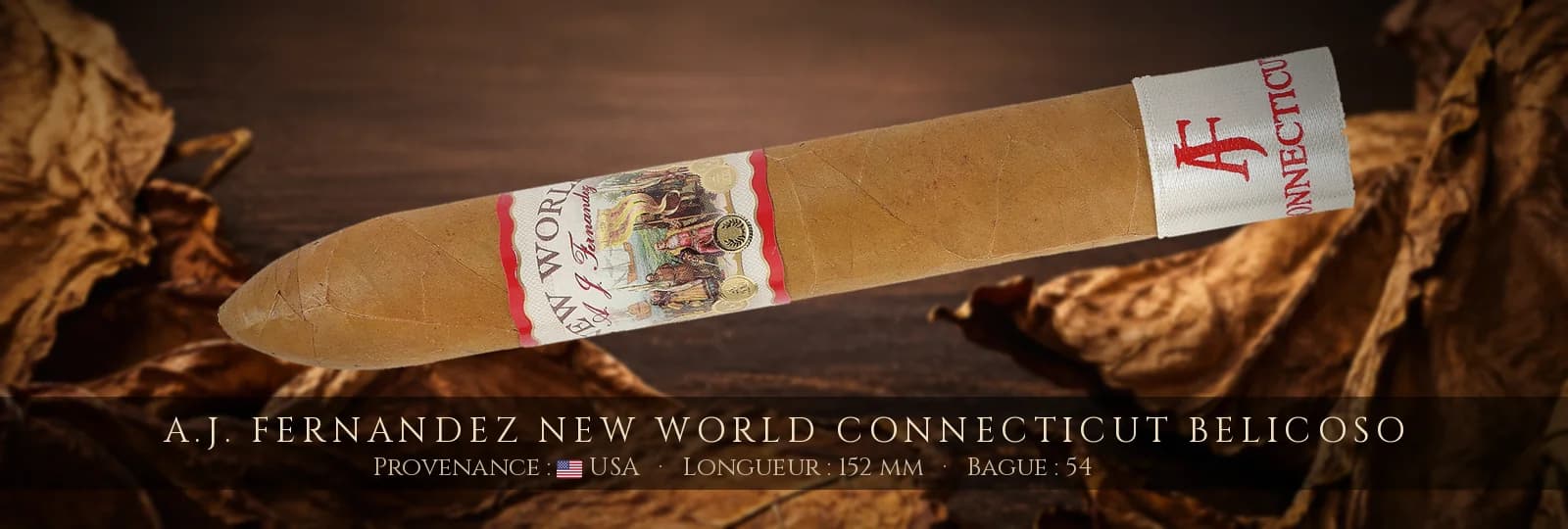 A.J. Fernandez New World Connecticut Belicoso — A.J. Fernandez — USA