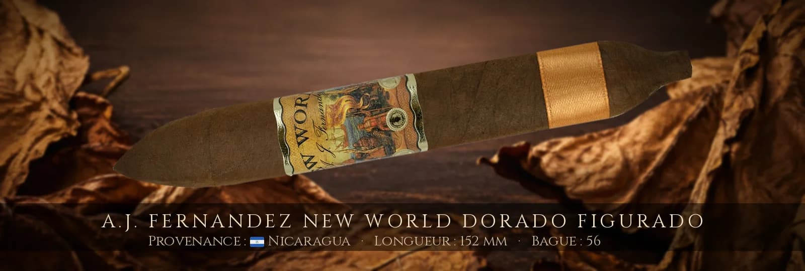 A.J. Fernandez New World Dorado Figurado — A.J. Fernandez — Nicaragua