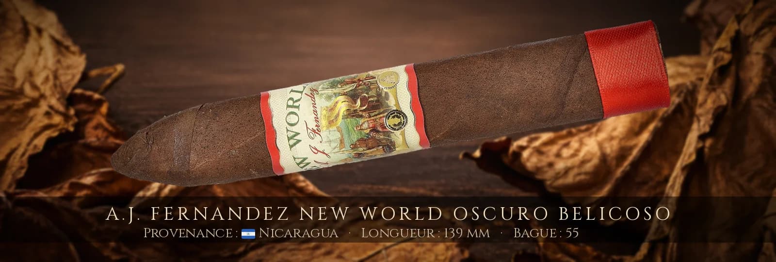 A.J. Fernandez New World Oscuro Belicoso — A.J. Fernandez — Nicaragua