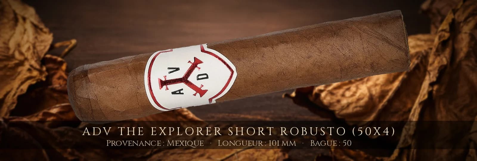 ADV The Explorer Short Robusto (50x4) — ADV — Mexique