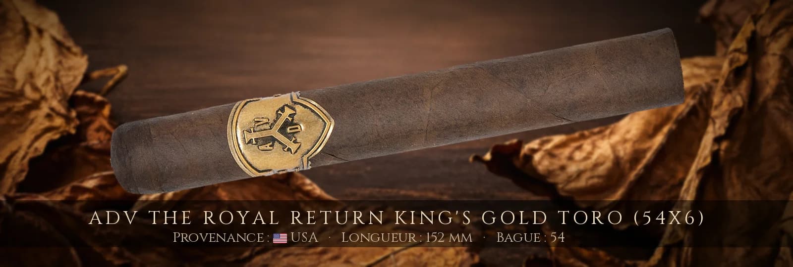 ADV The Royal Return King's Gold Toro (54x6) — ADV — USA