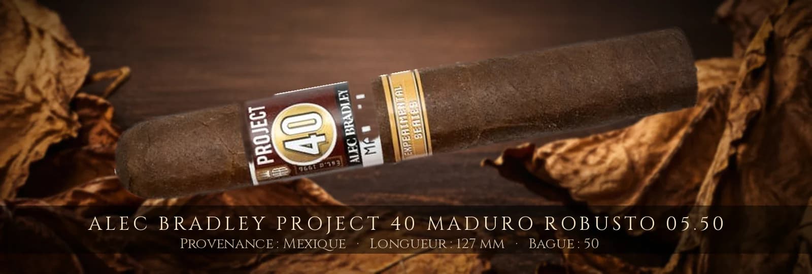 Alec Bradley Project 40 Maduro Robusto 05.50 — Alec Bradley — Mexique