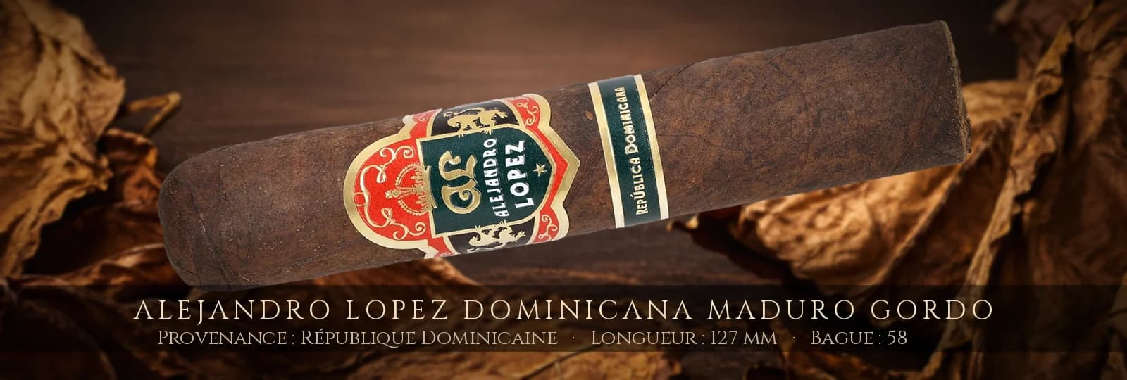 Alejandro Lopez Dominicana Maduro Gordo — Alejandro Lopez — République Dominicaine