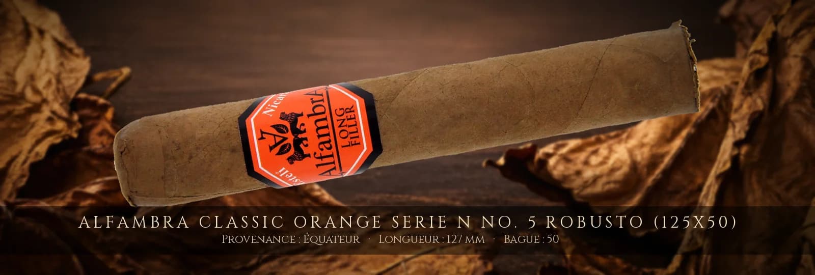 Alfambra Classic Orange Serie N No. 5 Robusto (125x50) — Alfambra — Équateur