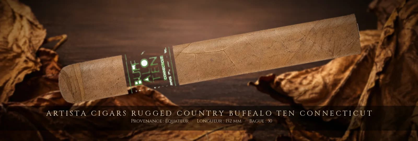 Artista Cigars Rugged Country Buffalo Ten CONNECTICUT — Artista Cigars — Équateur