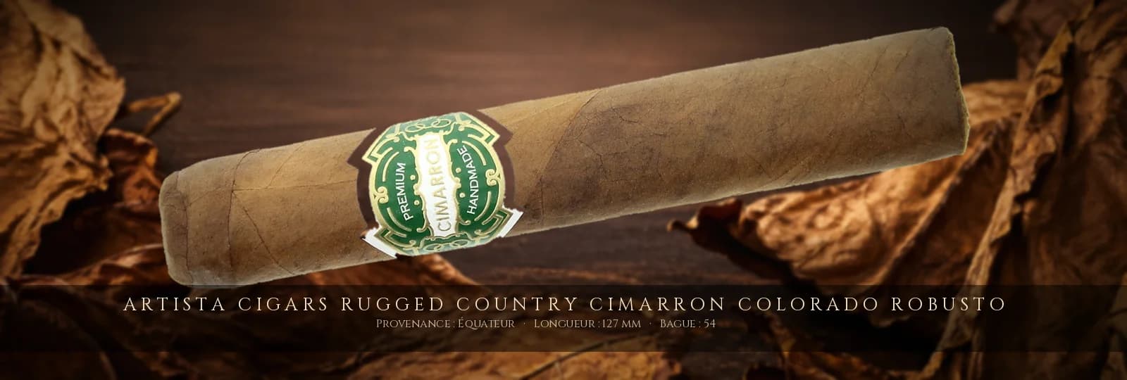 Artista Cigars Rugged Country Cimarron Colorado Robusto — Artista Cigars — Équateur