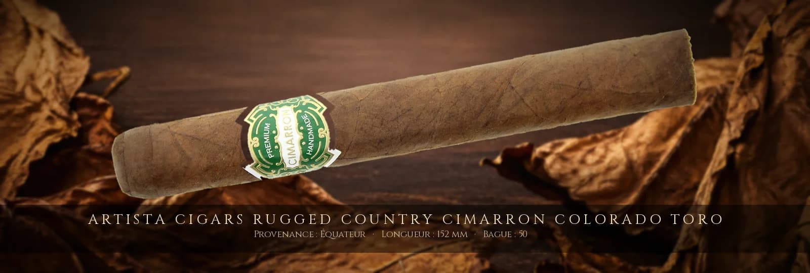 Artista Cigars Rugged Country Cimarron Colorado Toro — Artista Cigars — Équateur