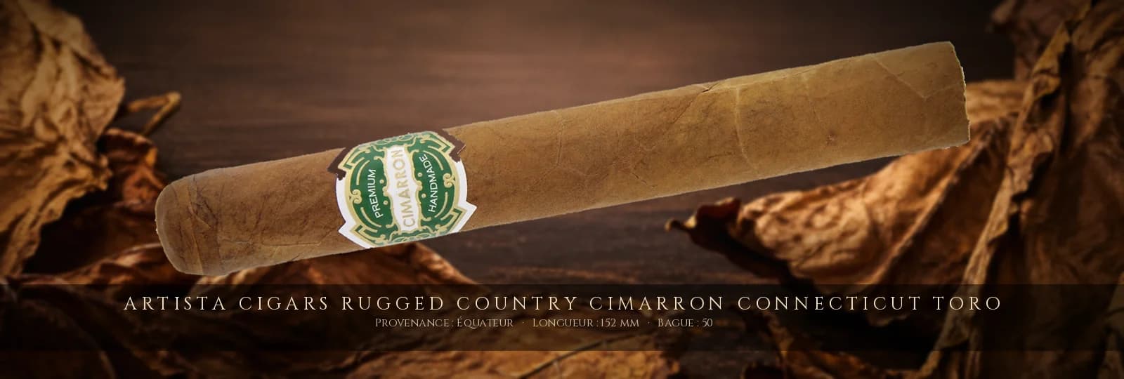 Artista Cigars Rugged Country Cimarron Connecticut Toro — Artista Cigars — Équateur
