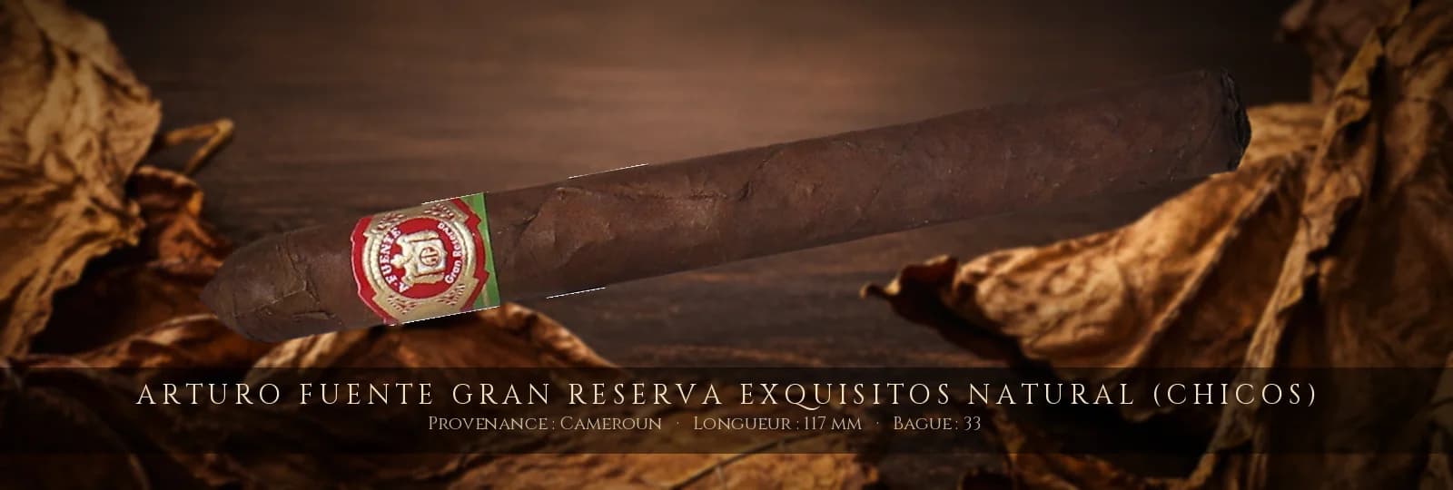 Arturo Fuente Gran Reserva Exquisitos Natural (Chicos) — Arturo Fuente — Cameroun