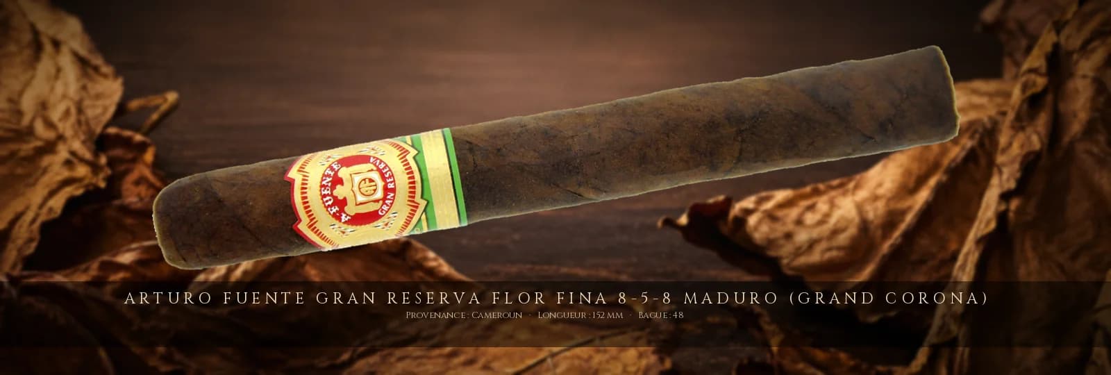 Arturo Fuente Gran Reserva Flor Fina 8-5-8 Maduro (Grand Corona) — Arturo Fuente — Cameroun