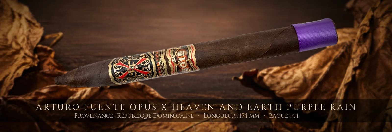 Arturo Fuente Opus X Heaven and Earth Purple Rain — Arturo Fuente — République Dominicaine