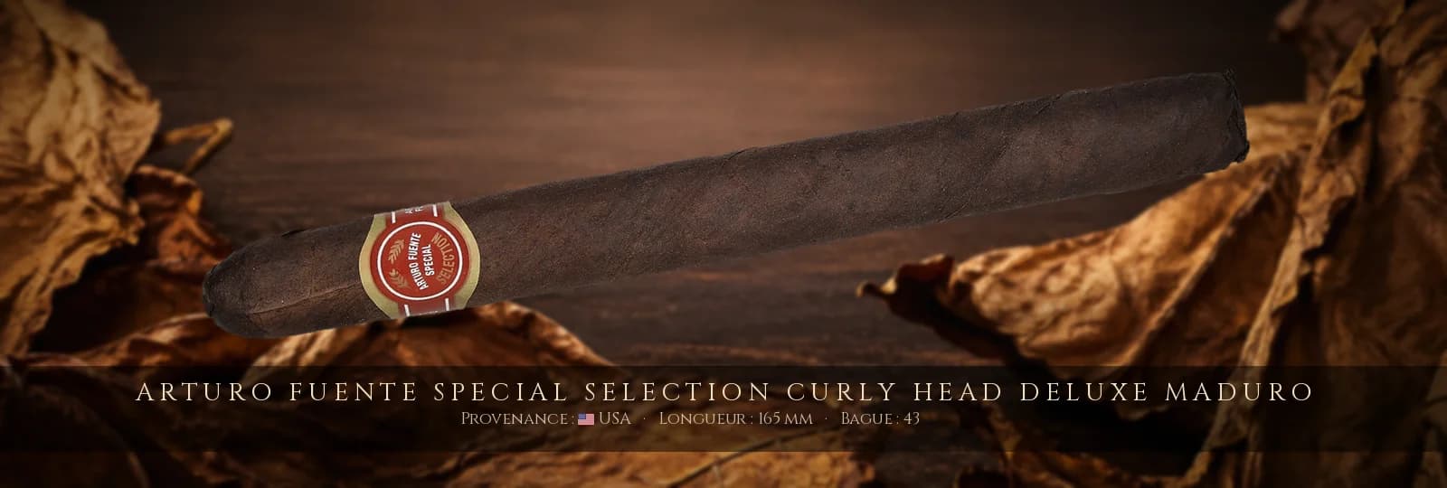 Arturo Fuente Special Selection Curly Head Deluxe Maduro — Arturo Fuente — USA