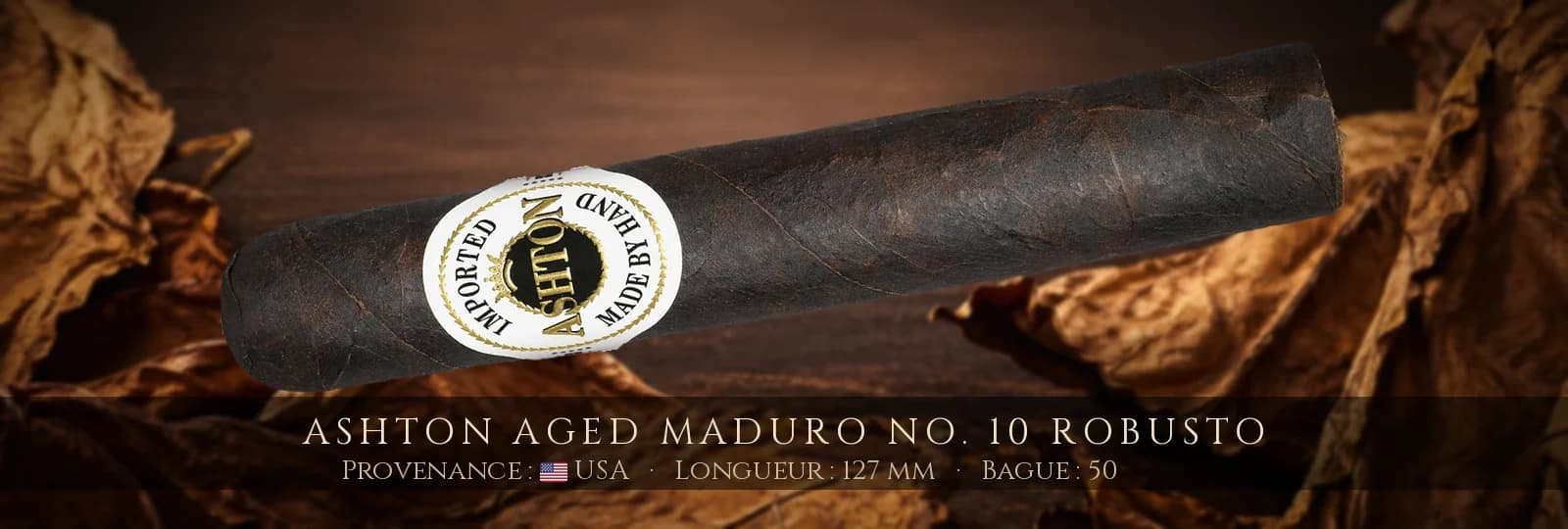 Ashton Aged Maduro No. 10 Robusto — Ashton — USA