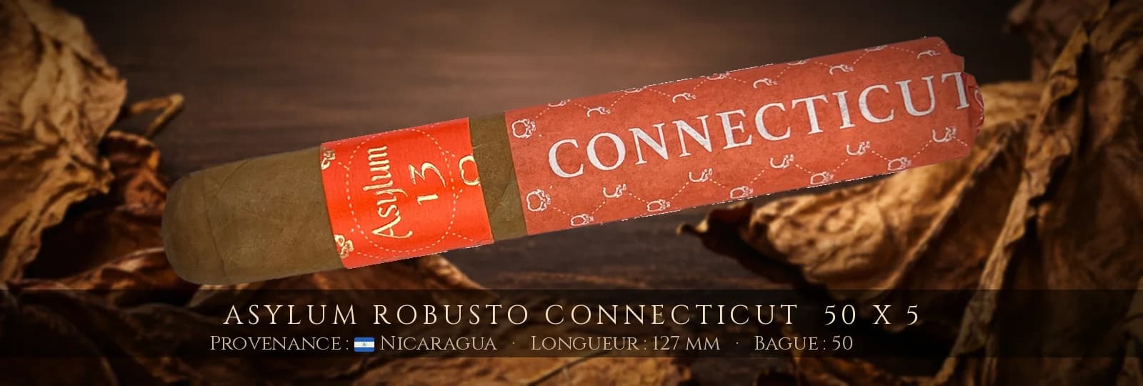 Asylum Robusto Connecticut  50 x 5 — Asylum — Nicaragua