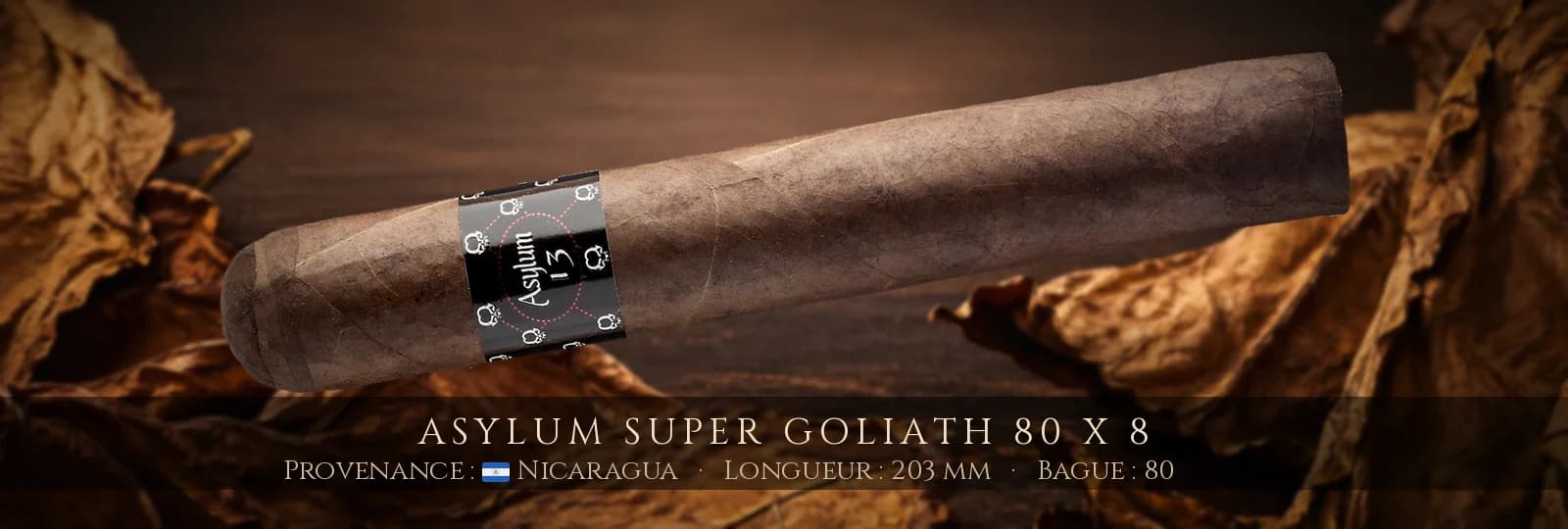 Asylum Super Goliath 80 x 8 — Asylum — Nicaragua
