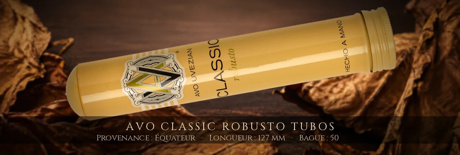 AVO Classic Robusto Tubos — AVO — Équateur
