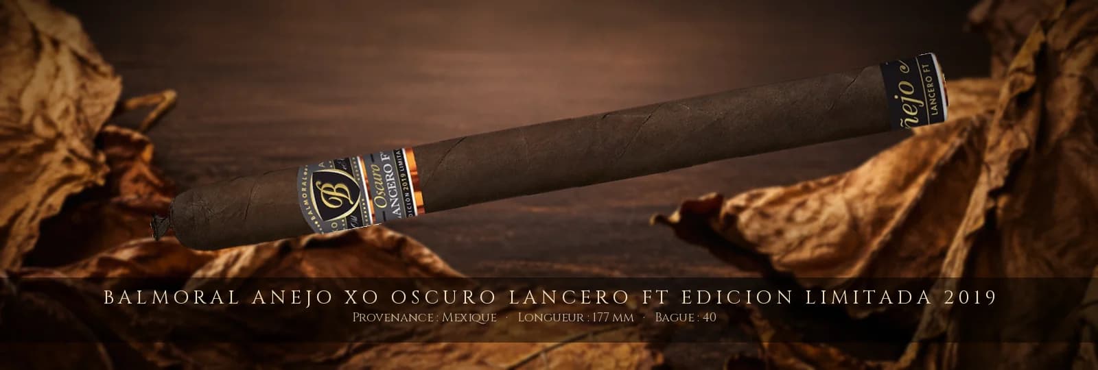 Balmoral Anejo XO Oscuro Lancero FT Edicion Limitada 2019 — Balmoral — Mexique