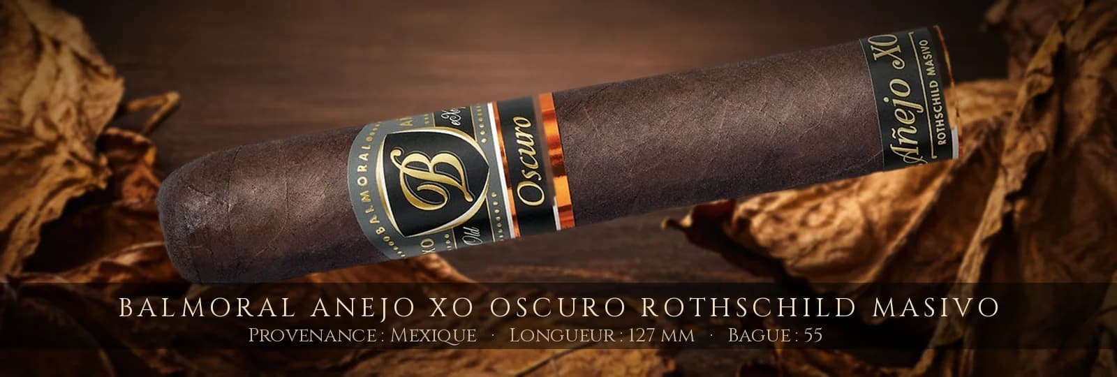 Balmoral Anejo XO Oscuro Rothschild Masivo — Balmoral — Mexique