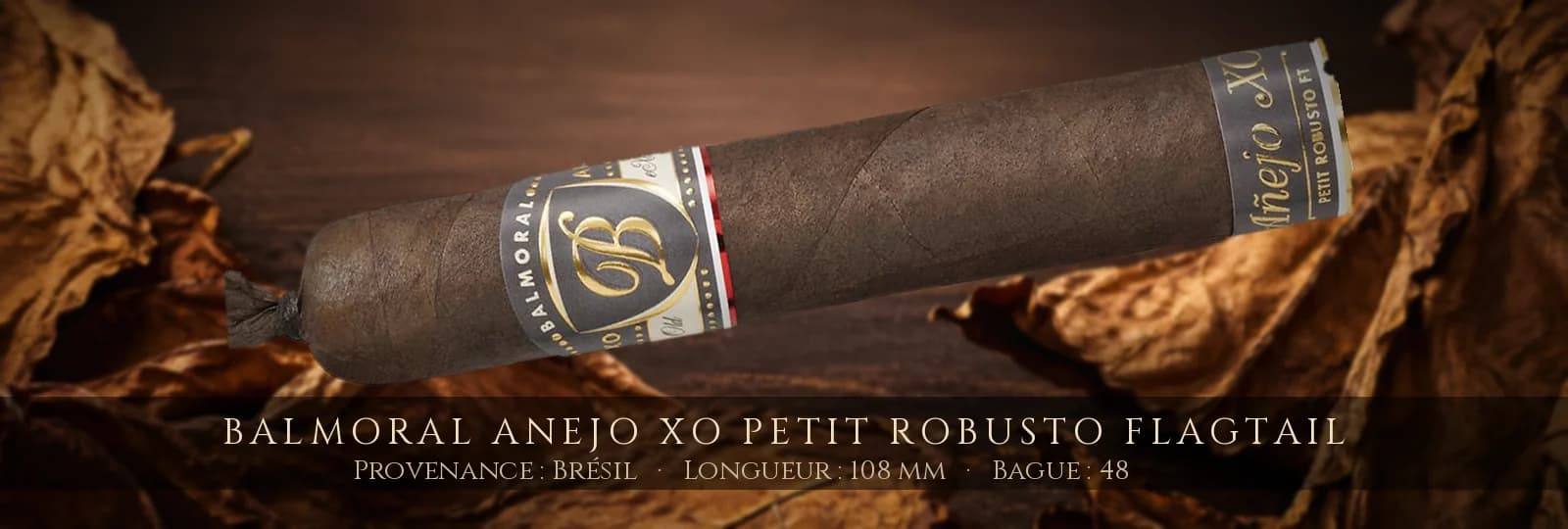 Balmoral Anejo XO Petit Robusto Flagtail — Balmoral — Brésil