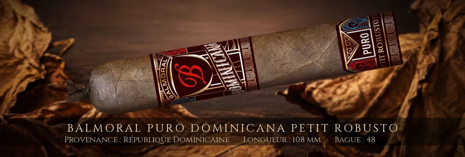 Balmoral Puro Dominicana Petit Robusto — Balmoral — République Dominicaine