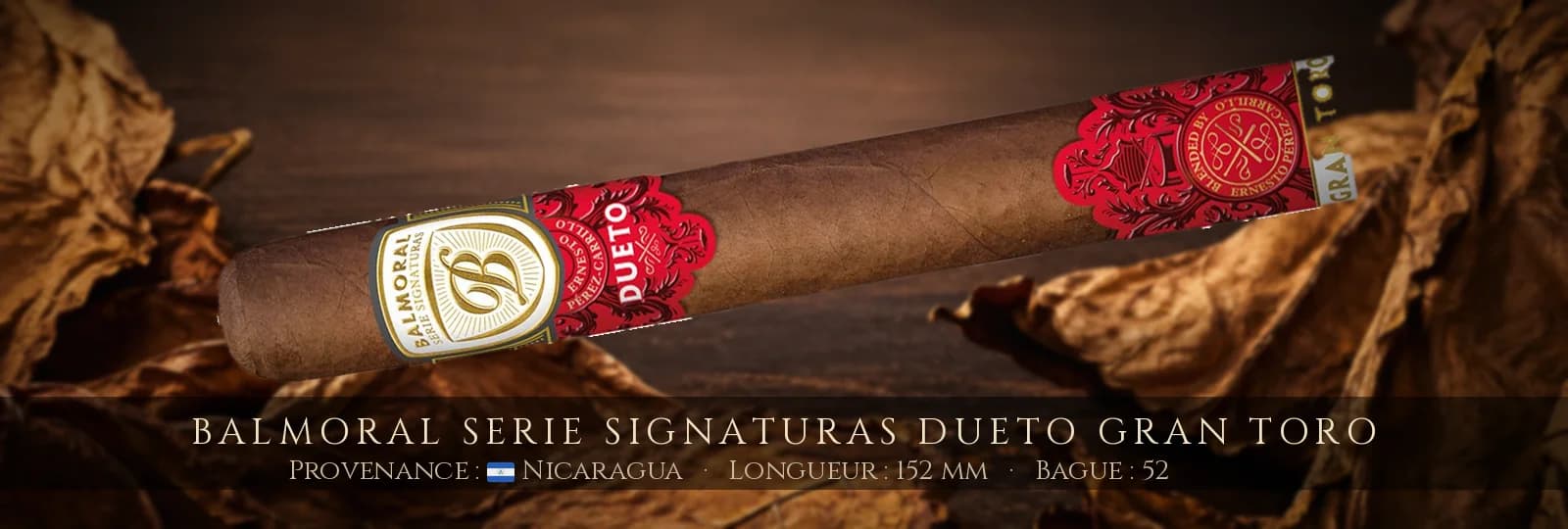 Balmoral Serie Signaturas Dueto Gran Toro — Balmoral — Nicaragua