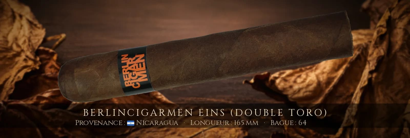 Berlincigarmen Eins (Double Toro) — Berlincigarmen — Nicaragua