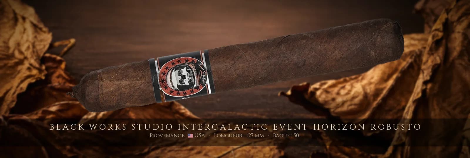 Black Works Studio Intergalactic Event Horizon Robusto — Black Works Studio — USA