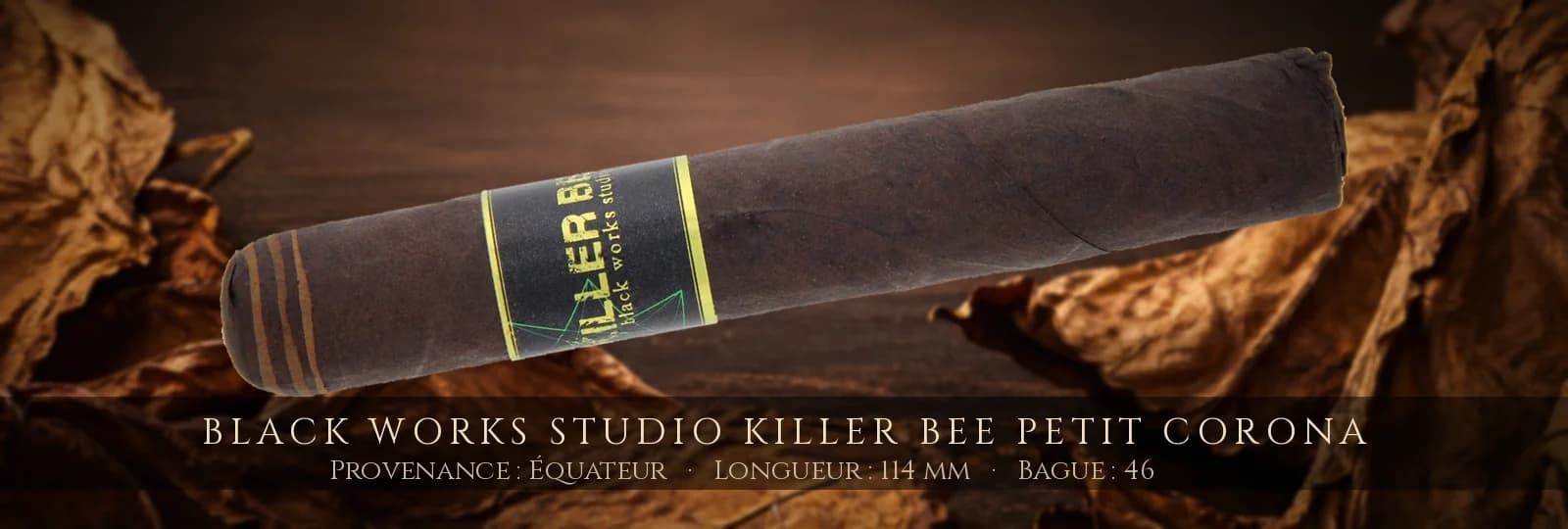Black Works Studio Killer Bee Petit Corona — Black Works Studio — Équateur, Mozambique