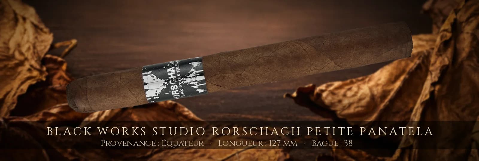 Black Works Studio Rorschach Petite Panatela — Black Works Studio — Équateur