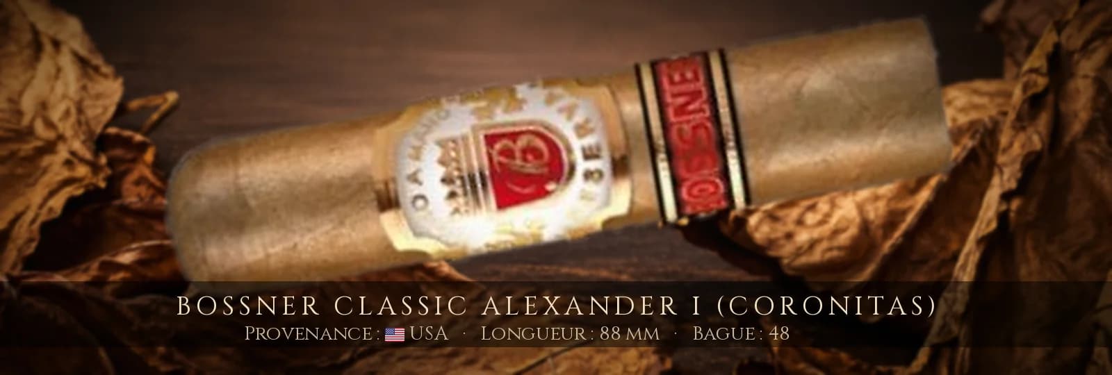 Bossner Classic Alexander I (Coronitas) — Bossner — USA