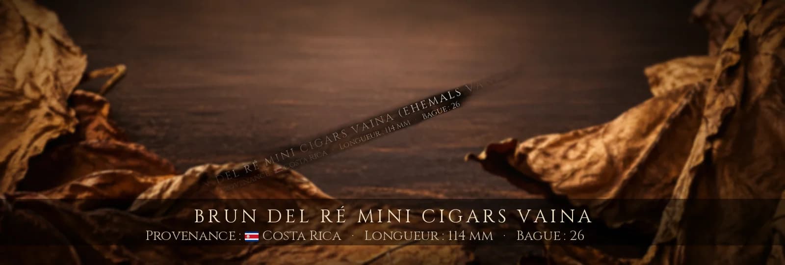 Brun del Ré Mini Cigars Vaina — Brun del Ré — Costa Rica