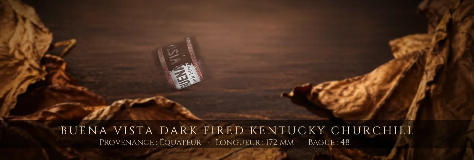 Buena Vista Dark Fired Kentucky Churchill — Buena Vista — Équateur