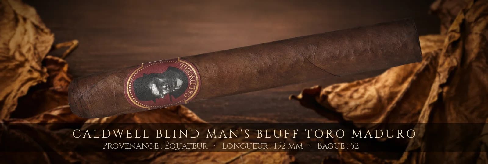 Caldwell Blind Man's Bluff Toro Maduro — Caldwell — Équateur