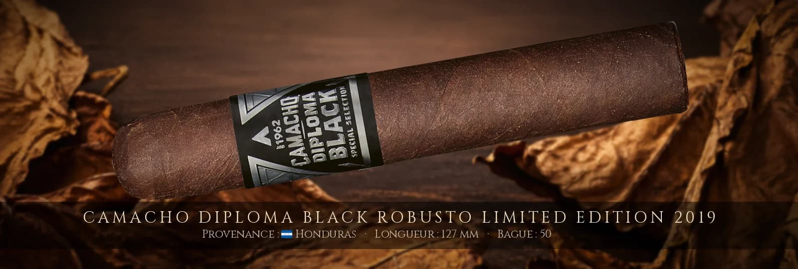 Camacho Diploma Black Robusto Limited Edition 2019 — Camacho — Honduras