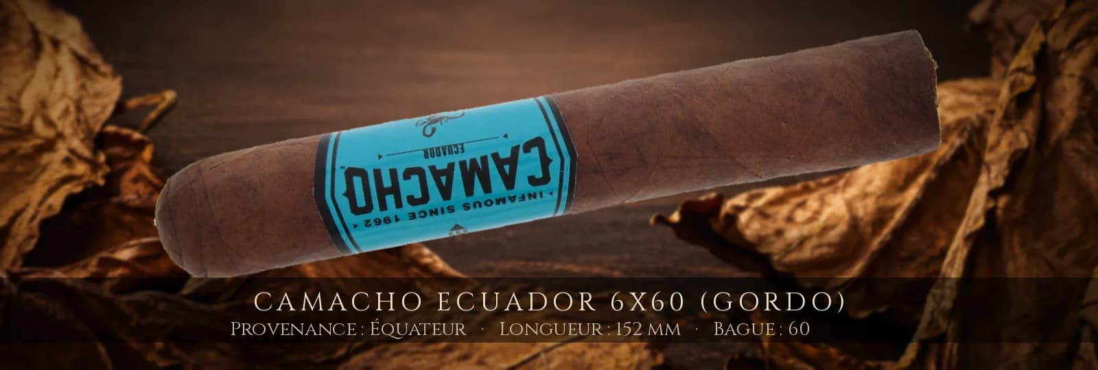 Camacho Ecuador 6x60 (Gordo) — Camacho — Équateur