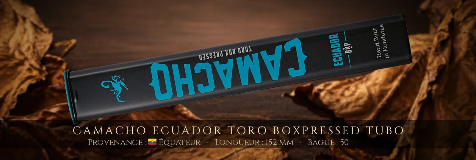 Camacho Ecuador Toro boxpressed Tubo — Camacho — Équateur