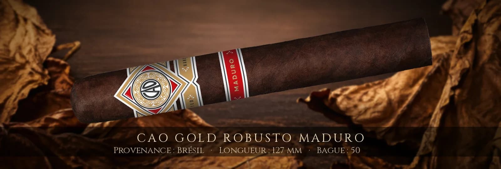 CAO Gold Robusto Maduro — CAO — Brésil