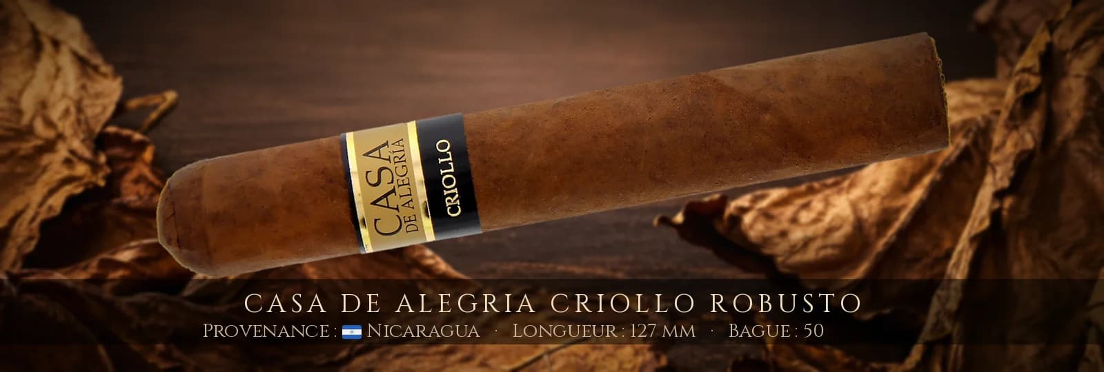 Casa de Alegria Criollo Robusto — Casa de Alegria — Nicaragua