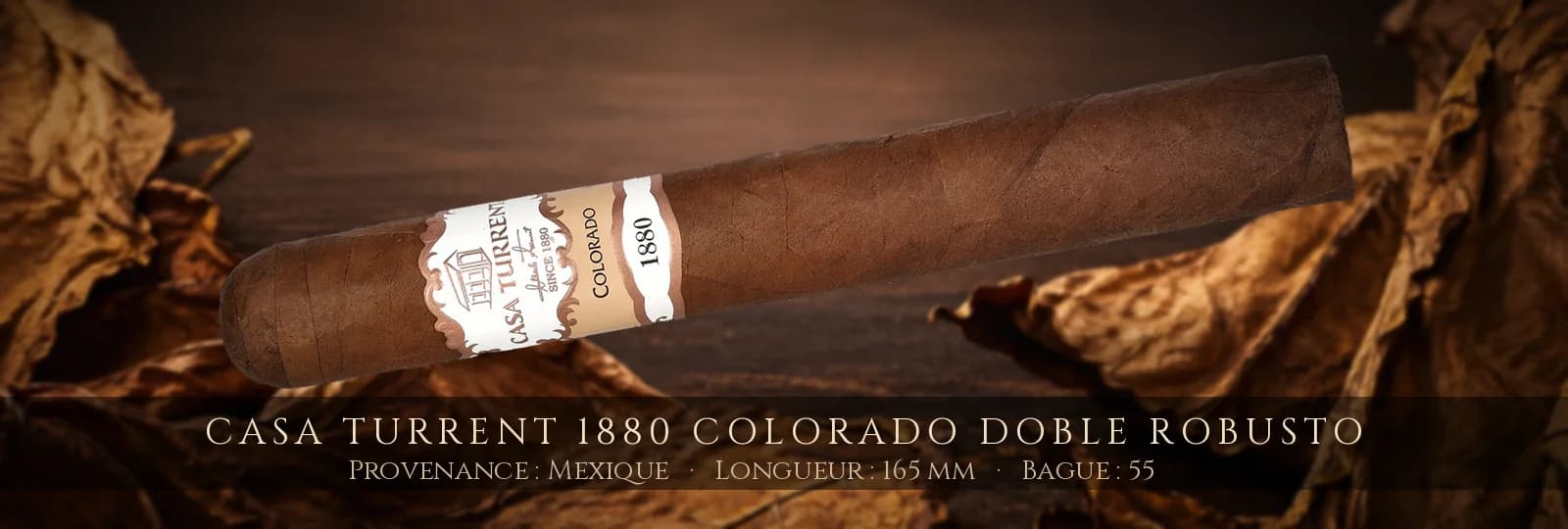 Casa Turrent 1880 Colorado Doble Robusto — Casa Turrent — Mexique
