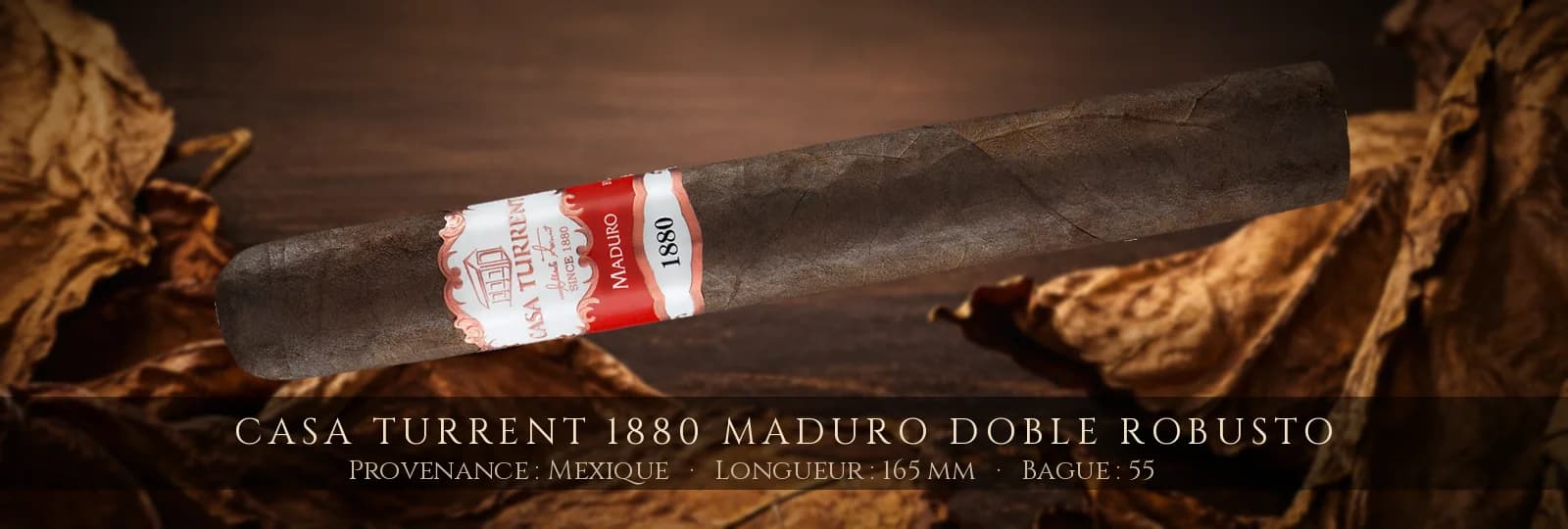 Casa Turrent 1880 Maduro Doble Robusto — Casa Turrent — Mexique